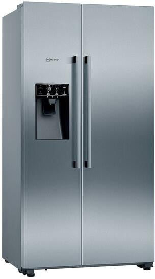 Neff KA3923IE0 N70 Amerikanische Side by Side Kombination, 90,8cm breit, 562L, NoFrost, Superkühlen, MultiAirflow, Edelstahl mit Antifingerprint