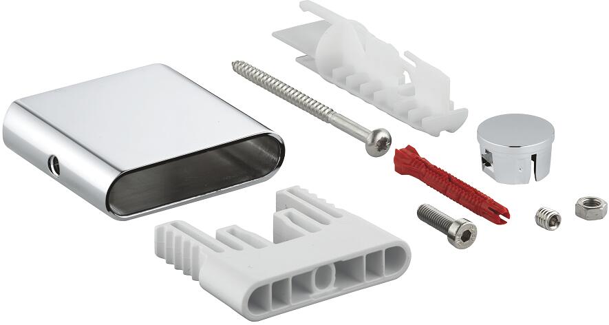 GROHE Brausestangenhalter, für Rainshower SmartActive Brausestangen, chrom (48425000)