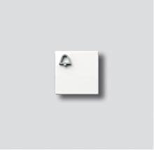 Siedle 029944 Klingeltaste mit Glockensymbol, weiß hochglanz (200029944-00)