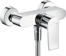 hansgrohe Metris Einhebel-Duscharmatur Aufputz, Messing, 31 l/min, mit Rückflussverhinderer, Chrom (31680000)
