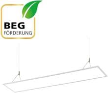 EVN LED Pendelleuchte, rechteckig, 220-240V/AC/DC IP40, 34-56W, 3000K, 4000K, 4080-7000lm, weiß (PPSU150125)