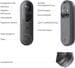Reolink D340B Video Doorbell intelligente batteriebetriebene 2K Dual-Band WLAN Video-Türklingel mit Gong, inkl. 64 GB MicroSD-Karte, schwarz