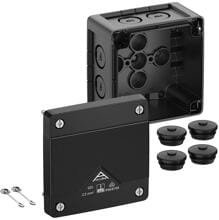 Spelsberg Abox Pro 025-L/sw Abzweigkasten, IP66/IP67/IP69, 92x92x60mm, schwarz (40200001)