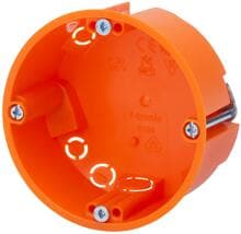 f-tronic HW E135 Gerätedose, d68mm, t=35mm, orange (7350167)
