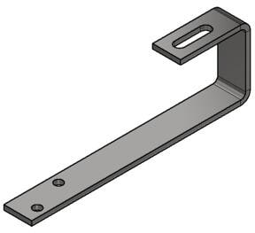 SL Rack Dachhaken SL-A2 für Schieferdach Edelstahldachhaken - speziell für Schieferdachziegel (13107-00)