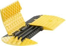 Elspro KB3X35E Kabelbrücken-Endstück, gelb/schwarz