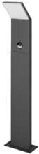 Brumberg INO LED-Pollerleuchte 230 V AC, 50Hz, IP54, 8.5W, 680lm, 3.000K, IP54, Höhe 600mm, schaltbar, graphit struktur (65122103)