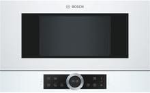 Bosch BFL634GW1 Einbau-Mikrowelle, 900 W, 21l, AutoPilot 7, ColorGlass, weiß