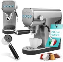 ProfiCook PC-ES-KA 1265 Espresso-Kaffeemaschine, 1360 W, 1 L Wassertank, Edelstahl (501265)