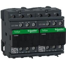 Schneider Electric Wendeschützkombination, 3p+1S+1Ö, 4kW/400V/AC3 9A, Spule 230V 50/60Hz (LC2D09P7)