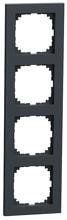 Merten MEG4040-3614 Rahmen, M-Pure, 4fach, anthrazit