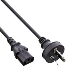 InLine Netzkabel, Netzstecker Australien auf Kaltgerätestecker C13,