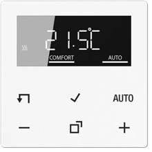 Jung A1790DWW Display Standard zur Raumtemperaturregelung, Serie A/AS, alpinweiß