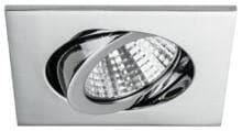 Brumberg SEVEN-S LED-Einbaustrahler, 7W, 38°, eckig, schwenkbar