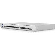 Ubiquiti Unifi Switch Enterprise 24 XG Netzwerkswitch 24x10G RJ45, 2x 25G SFP28, Layer 3, silber (USW-EnterpriseXG-24)