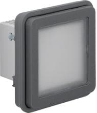 Berker 51733525 LED-Signallicht-Einsatz, weiß, W.1, grau matt
