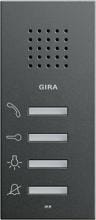 Gira 125028 Wohnungsstation AP, Türkommunikations-Systeme, Anthrazit