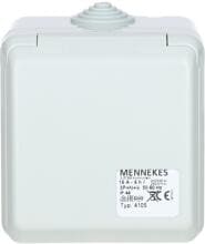 MENNEKES (4105) Cepex-Wandsteckdose, grau