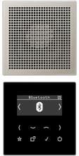 Jung DABES1BT Smart Radio DAB+ mit Bluetooth-Set Mono, aluminium-schwarz