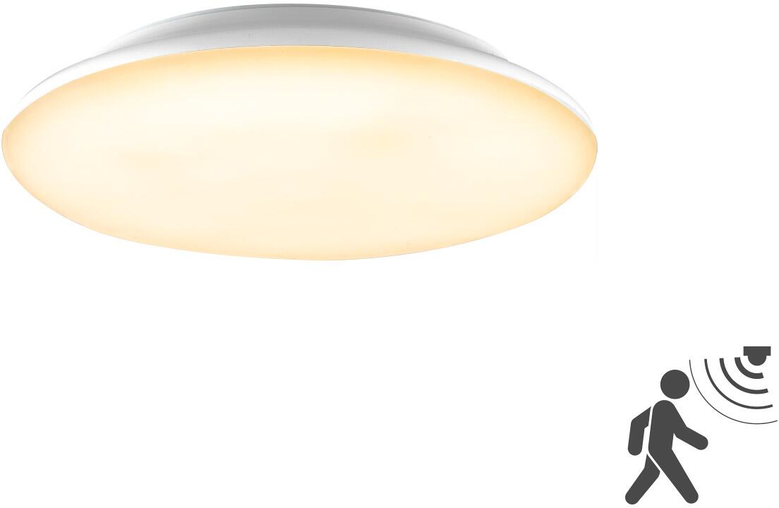 EVN CATINO LED Anbauleuchte, Bewegungsmelder, rund, D=300mm, IP54, 200-240V, 18W, weiß (L30180125BM)