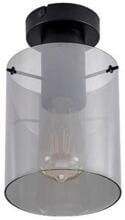 Brumberg MURRAY Anbauleuchte für E27-LED-Retrofit-Lampe, metallisierte Glasschirm, rund, schwarz matt/metal (57426080)