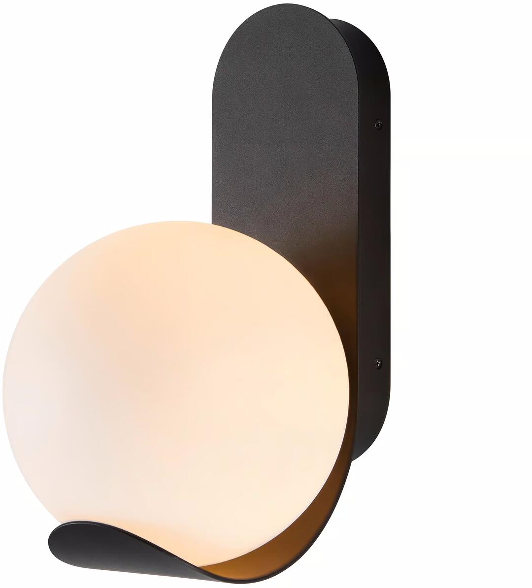 Nordlux Dalius Wandleuchte, E27, 10W, schwarz (2418271003)