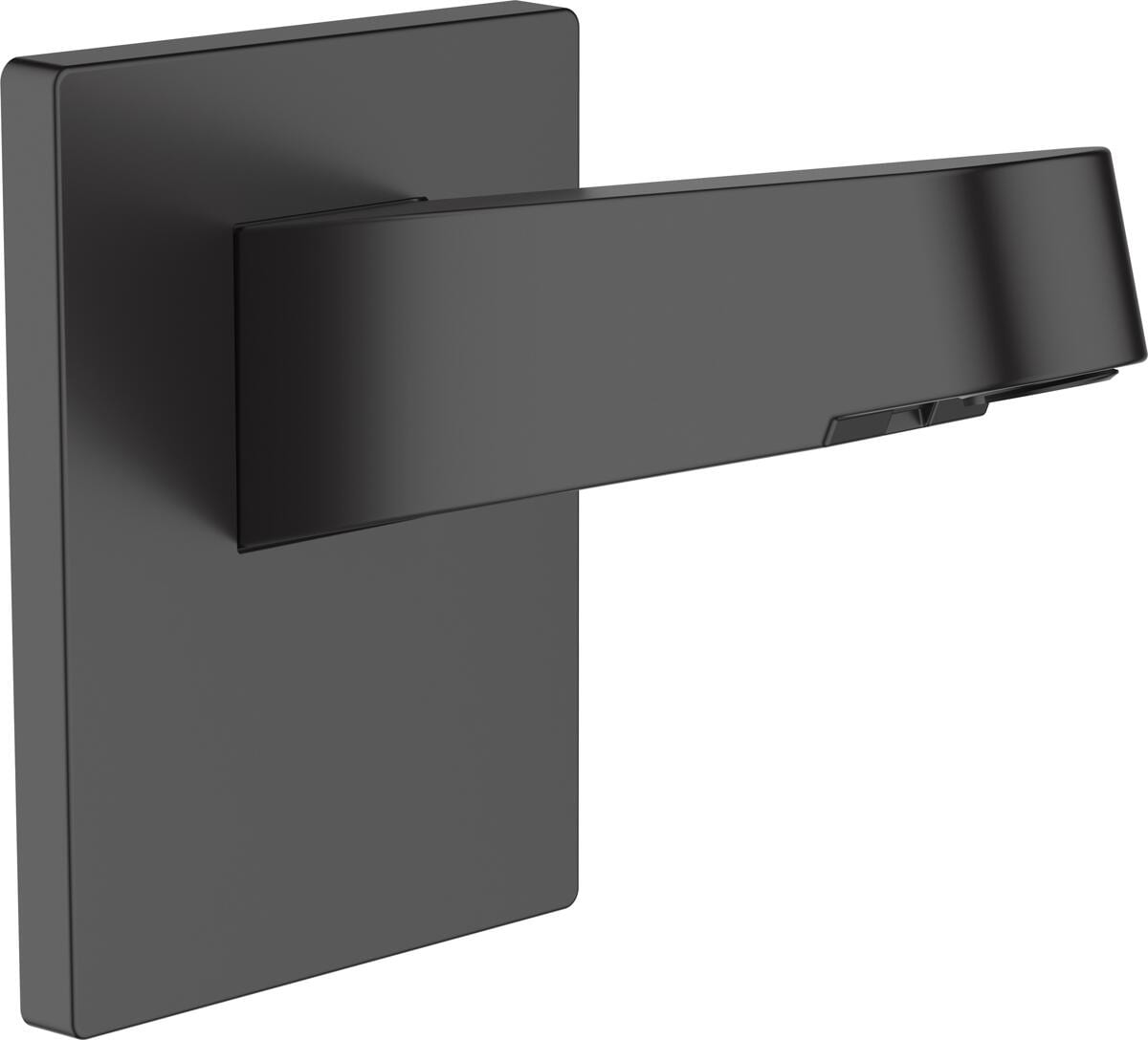 hansgrohe Pulsify Wandanschluss für Duschkopf 260, Anschlusswinkel aus Kunststoff, Mattschwarz, (24149670)