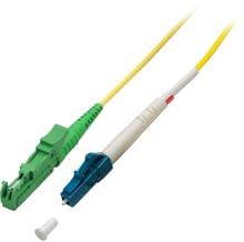 EFB-Elektronik Simplex LWL Patchkabel E2000®/APC-LC 9/125µm, OS2, gelb, 3.0mm, 4m (O1420I4)