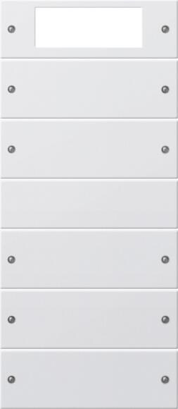 Gira 219527 Wippenset 5fach Plus (2+3), reinweiß seidenmatt (lackiert)