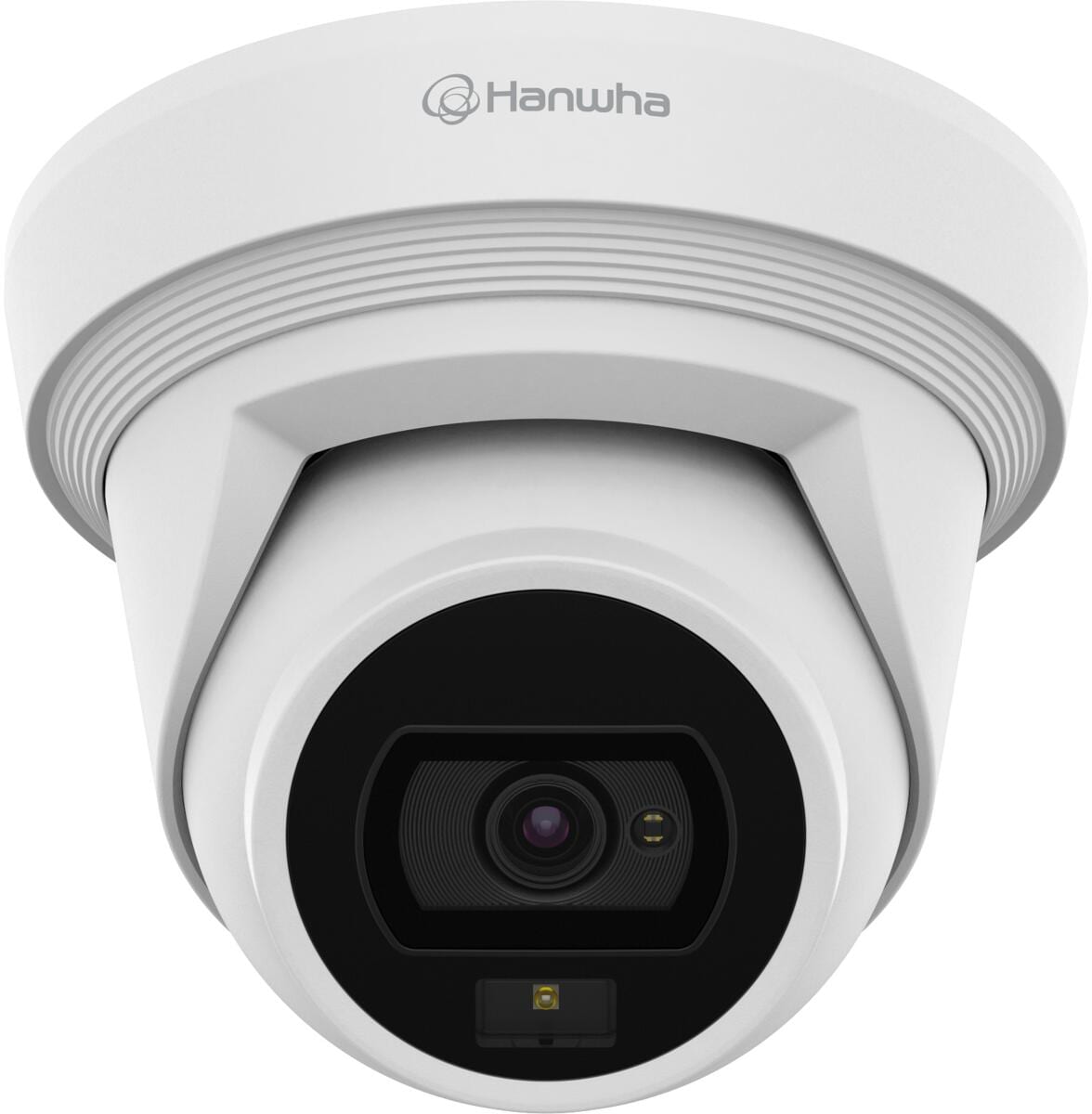 Hanwha Vision 5M H.265 IR Flateye Kamera, 3,0mm Festobjektiv, Tag & Nacht, WDR (120dB), IR 30m, PoE, weiß (QNE-C8013RL)