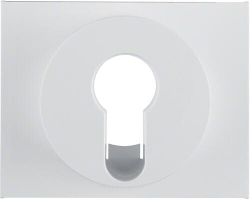 Berker 15057009 Zentralstück für Schlüsselschalter/-taster, K.1, polarweiß glänzend