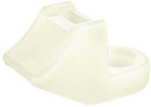 Hellermann 151-02258 Befestigungssockel 27,3x12,5 mm, 100 Stück, natur