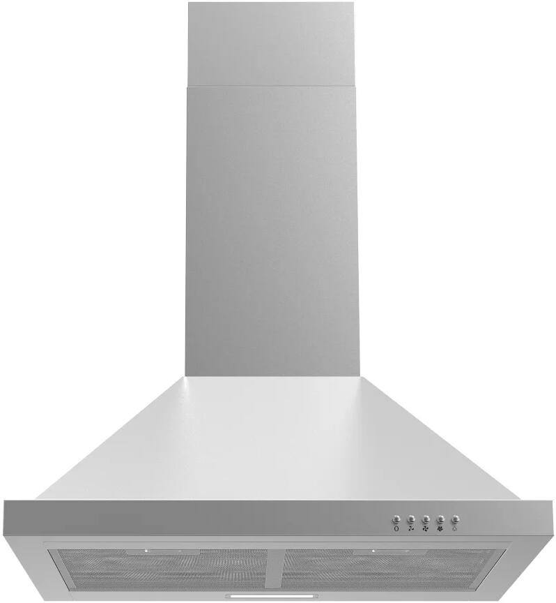 PKM 6090V A++ Wandhaube, 60 cm breit, 355 m³/h, 3 Leistungsstufen, LED-Beleuchtung, Edelstahl