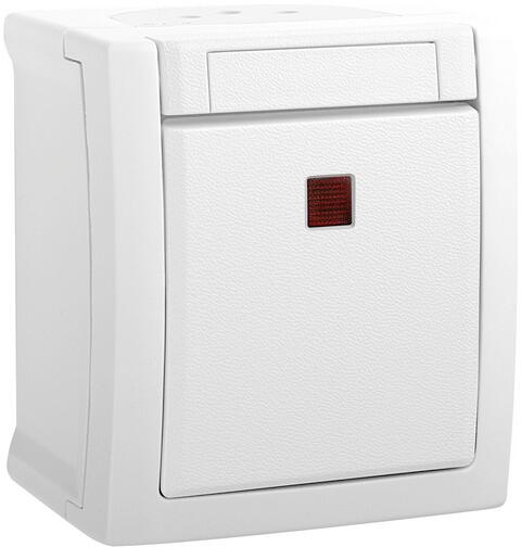LivingNow 1-moduliger Ausschalter 2-polig 16A in der Farbausführung