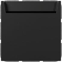 Gira 3140005 Hotel-Card-Schalter mit N-Klemme, System 55, schwarz matt (lackiert)