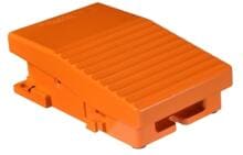 Schneider Electric Fußschalter, Harmony XPE, einfach, Metall, orange, 1-stufig, 2Ö+2S, IP66 (XPER111)