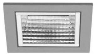 Brumberg Apollo Micro LED-Einbaudownlight, 230 V AC, 50 Hz, 3.500 K, 7 W, 55°, CRI > 90, quadratisch, silber (41641165)