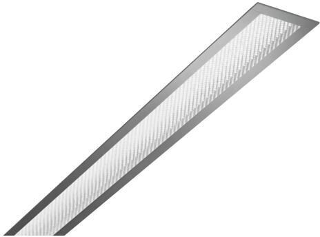 Brumberg BIRO40 Einbau-Profilleuchte, Länge 1.158 mm, Tiefe 110 mm, Breite 59 mm, 3.000K, 1384lm, direkt, silber (7428122016)