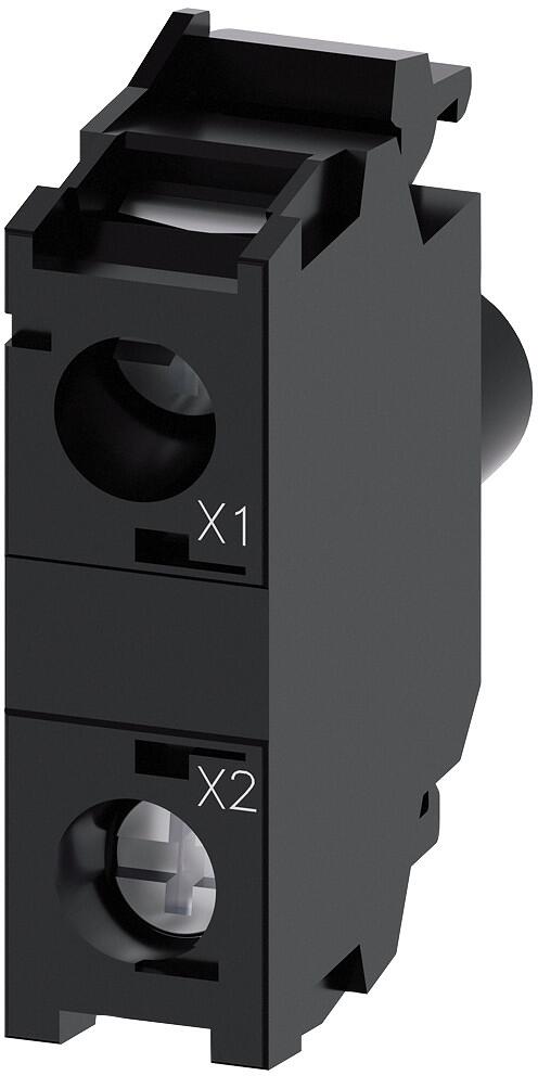 Siemens 3SU1401-1BB50-1AA0 LED-Modul mit integrierter LED, Schraubanschluss, Frontplattenbefestigung, blau