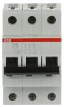 ABB S203-C10 Leitungsschutzschalter C10 A, 3-polig 6kA, Serie S201
