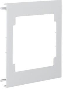 Hager R81127035 Blende für CEE zu Brüstungskanal,120 mm, PVC, lichtgrau
