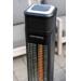 Eurom Heat and Beat Tower Heizstrahler, 2200W, IP65, 20 – 25 m², Bluetooth Lautsprecher (334562)