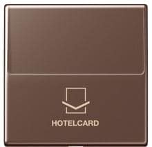 Jung A 590 CARD MO Hotelcard-Schalter (ohne Taster-Einsatz), mokka