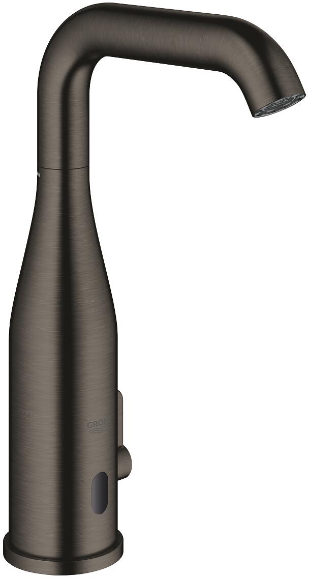 GROHE Essence E Infrarot-Elektronik für Waschtisch, DN 15 mit Mischung und variabel einstellbarem Temperaturbegrenzer, 6 V Lithium-Batterie, Typ CR-P2