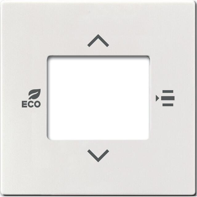 Busch-Jaeger 6109/03-84 Zentralscheibe future linear, für Raumtemperaturregler, studioweiß (2CKA006155A0044)