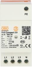 OBO Bettermann V10 Compact2.0 Überspannungsschutz, Typ 2+3 (5093381)