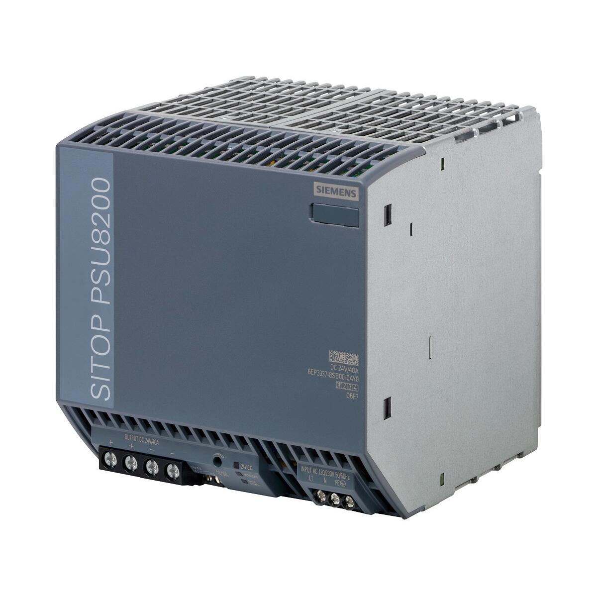 Siemens 6EP3337-8SB00-0AY0 SITOP PSU8200 24 V/40 A Geregelte Stromversorgung Eingang: AC 120/230 V Ausgang: DC 24 V/40 A