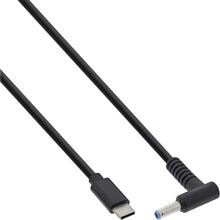 InLine USB-C zu HP Notebook (rund/klein) Ladekabel, 2m (26674)