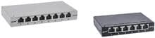 InLine Patchfeld Cat.6A 0,5HE 6-fach, Tisch/Wand/Hutschiene, Staubschutz