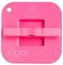 JÄGER Direkt 7509.7010 Steckdosen Malerschutz, wiederverwendbar, für alle Steckdosen inkl. Schutzkontakt